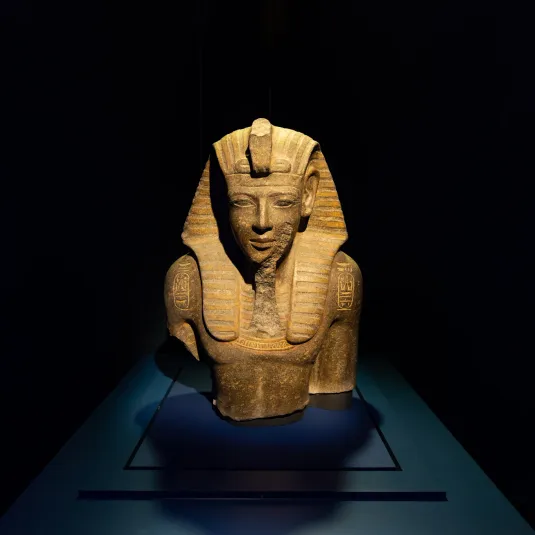 Upper Part of a Granodiorite Statue Of Merenptah