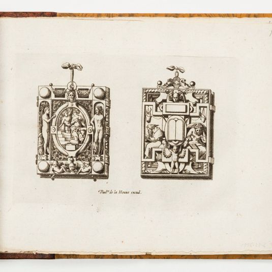 Plate 7, from Livre de bijouterie (Book of Designs for Goldsmiths and Jewelers)