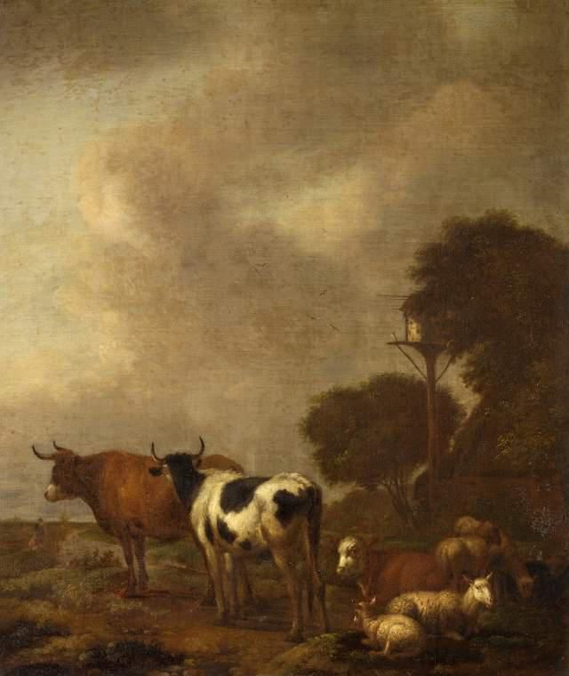 Cattle in a landscape
