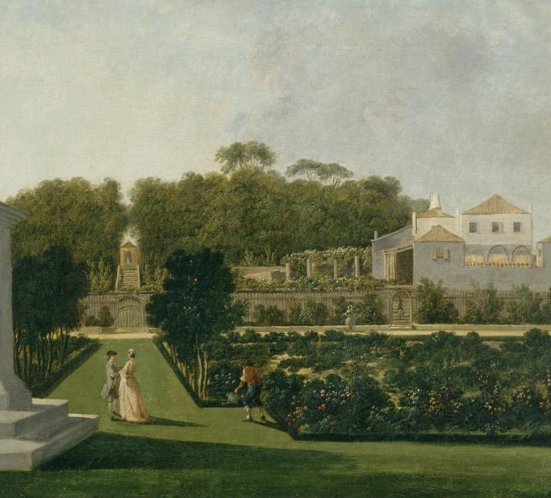 A Garden Scene at an Anglo-Portuguese Quinta (Bemfica), Lisbon