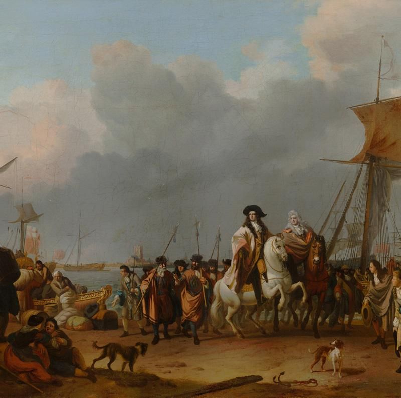 The Arrival of Stadholder-King Willem III (1650- 1702) in the Oranjepolder on 31 January 1691