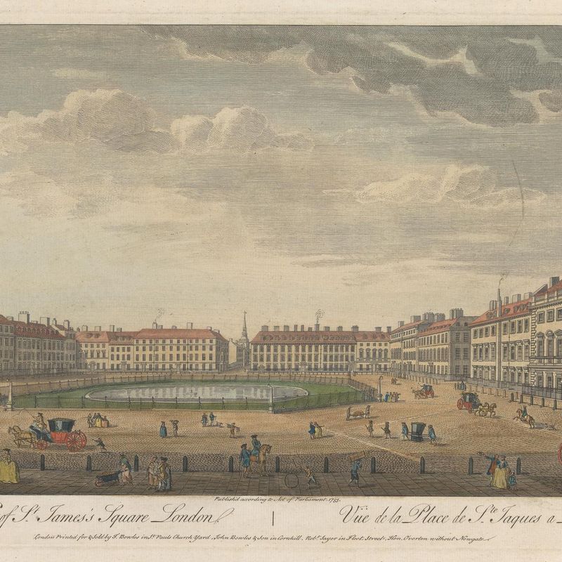 A View of St. James's Square, London