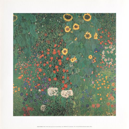 Bauerngarten Art Print, Gustav Klimt Belvedere