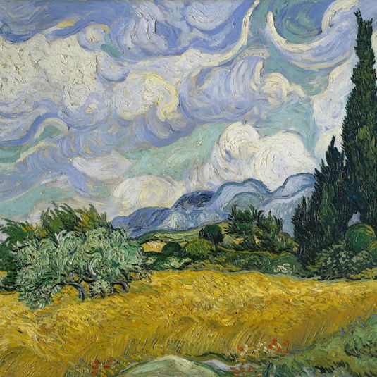 Vincent Van Gogh - Wheatfield with Cypresses Smartify Editions