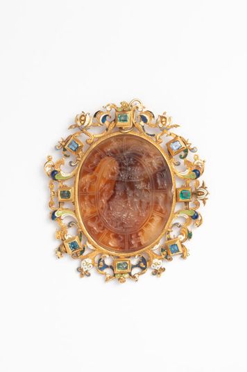 Intaglio mounted as a brooch