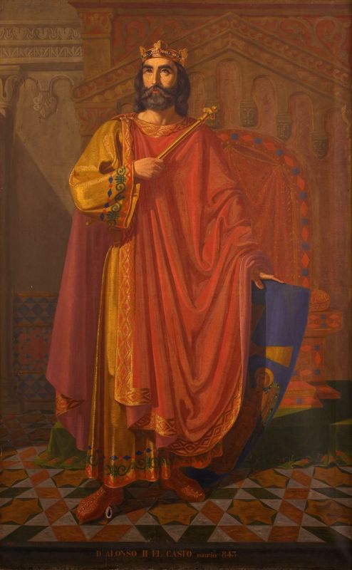 Alfonso II el Casto rey de Asturias