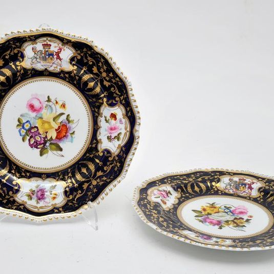 Pair of Dessert Plates, c.1825