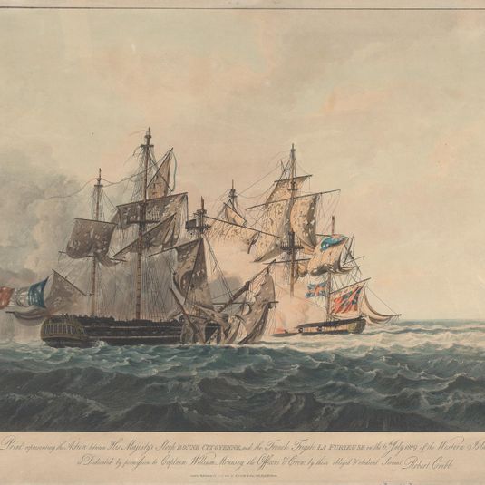 The Action between his Majesty's Sloop "Bonne Citoyenne" and the French Frigate "La Furieuse"