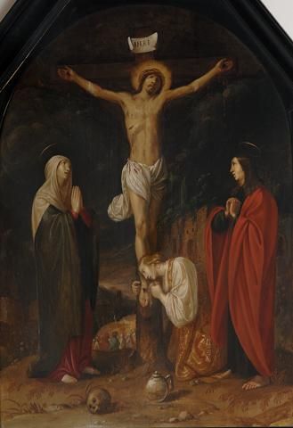 Maria en Johannes bij het kruis