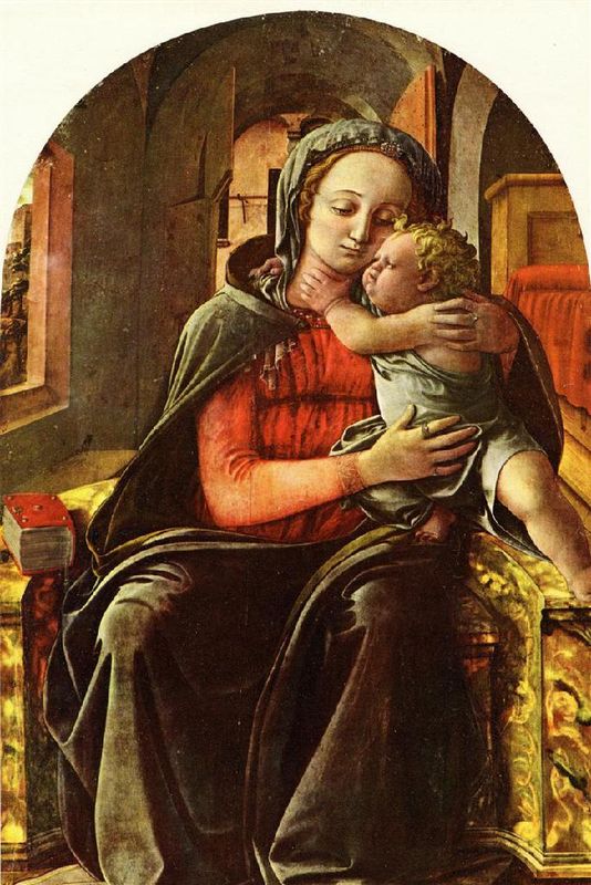 Enthroned Madonna and Child (Filippo Lippi)
