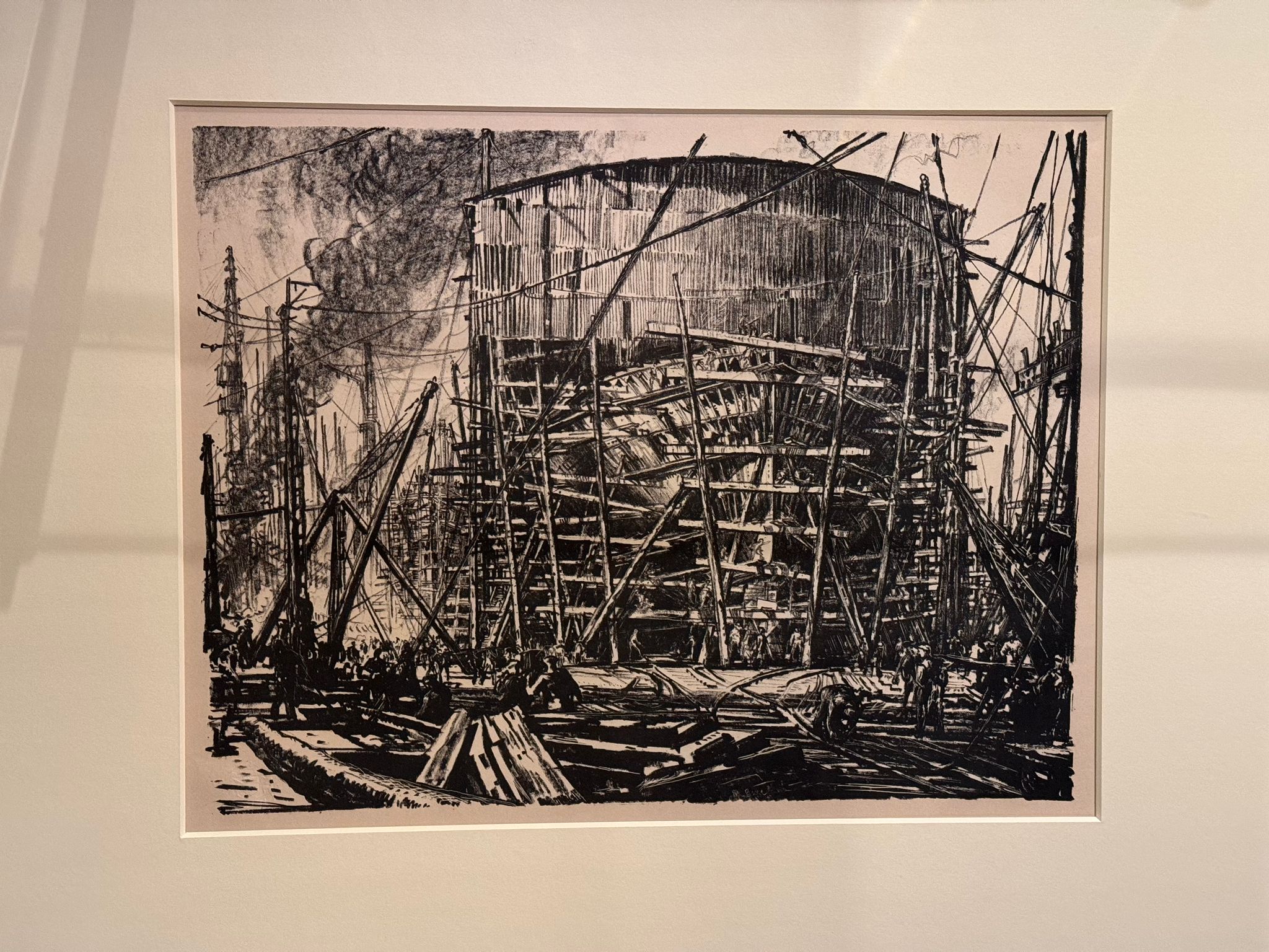 ‘Building Ships’ from the series The Great War: Britain’s Efforts and Ideals