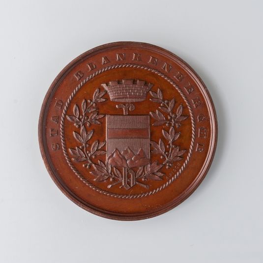 Médaille de la ville de Blankenberghe (Belgique, ville cotière de la province de Flandre-Occidentale)