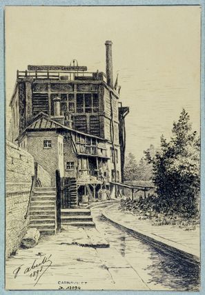Ancienne usine au 12, rue Croulebarbe, 1893