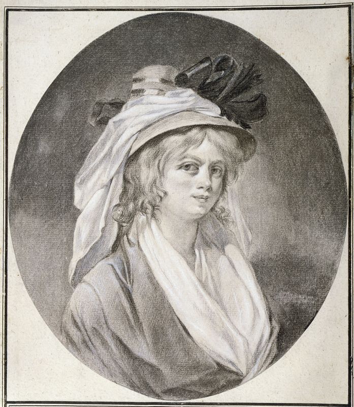 Portrait de jeune femme au chapeau