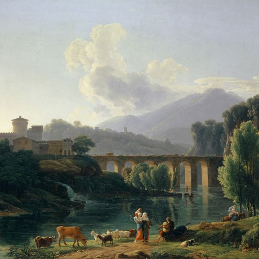 Roman Landscape With Viaduct