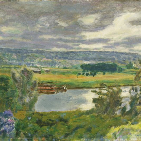 Landscape with a River in Stormy Weather, Vernon