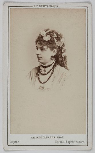Portrait de Linda, (Gabrielle Thérèse Coussin, dite), (actrice)