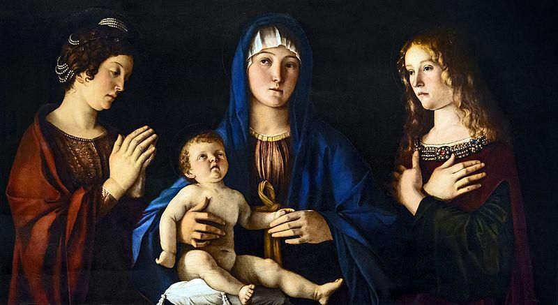 Madonna and Child with Saint Catherine and Saint Mary Magdalene