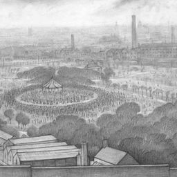 Band Stand, Peel Park 1925and LS Lowry's Drawings Tour
