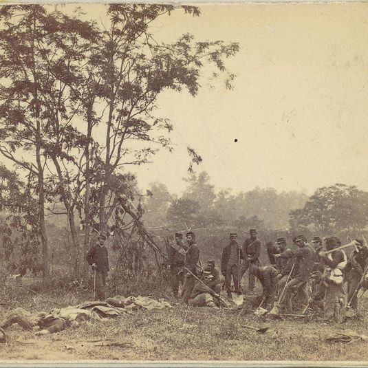 Burying the Dead on the Battlefield of Antietam, September 1862