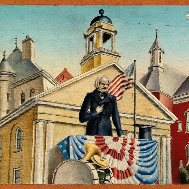 Henry Clay Making a Speech (mural study, Portsmouth, Ohio post office)