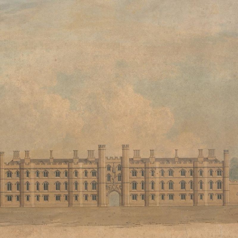 Elevation of a Proposed Design for King's College, Cambridge