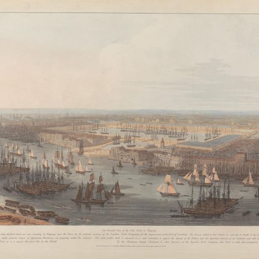 London Docks: 6 Views: Rotherhithe, 1803
