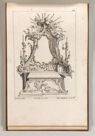 Design for an Altar, Plate 3 from an Untitled Series of Designs for Altars