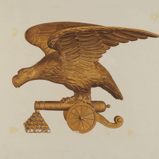 Eagle with Cannon