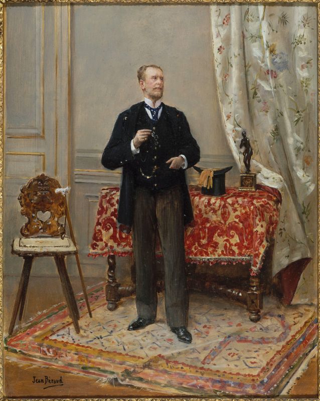 Portrait d'Edmond Taigny (1828-1906), historien et collectionneur