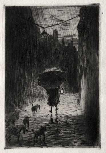 Rain and Umbrella
