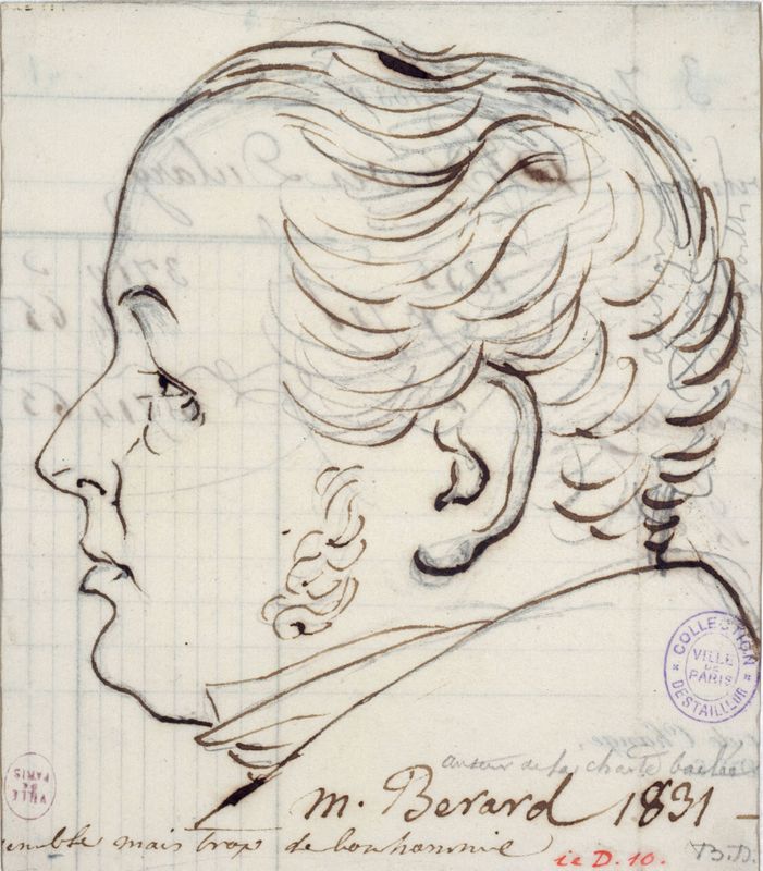 Portrait de M. Bérard, auteur de "La charte baclée".