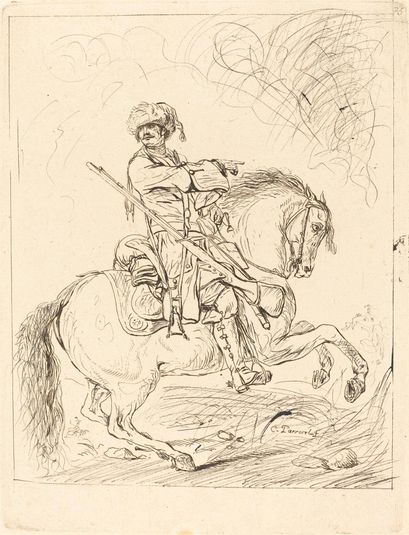 A Dragoon on Horseback