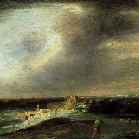 Landscape with a Distant Town