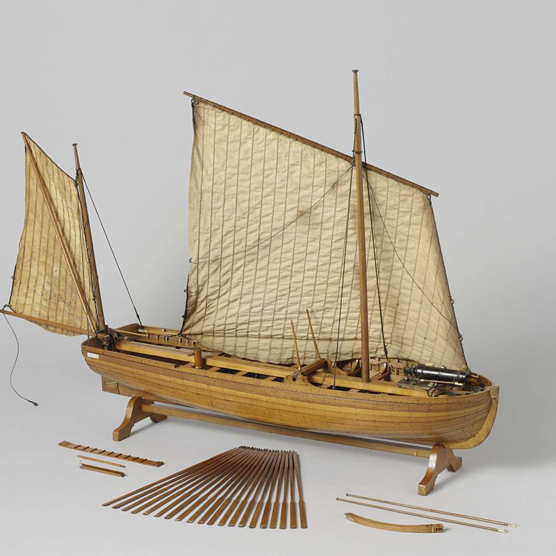 Model of an Armed Longboat