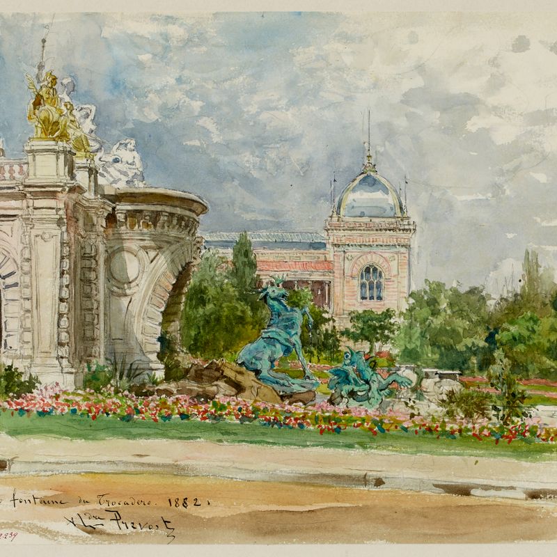 Fontaine du Trocadéro, 1882