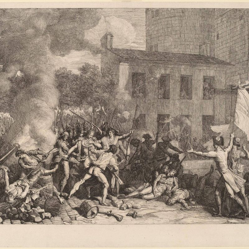 Prise de la Bastille, le 14 Juillet 1789