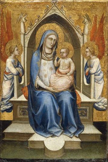 Virgin and Child enthroned