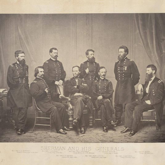Sherman and his Generals from the album Photographic Views of Sherman's Campaign