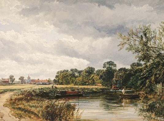 An English Canal Scene
