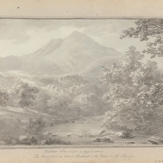 Views in England, Scotland and Wales: Between Llanrwst and Capel Cerrig, The Mountain is Moel Shiabod, The River is Lligwy