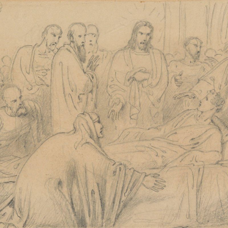 Christ Raising the Widow's Son (Luke 7:13-16)