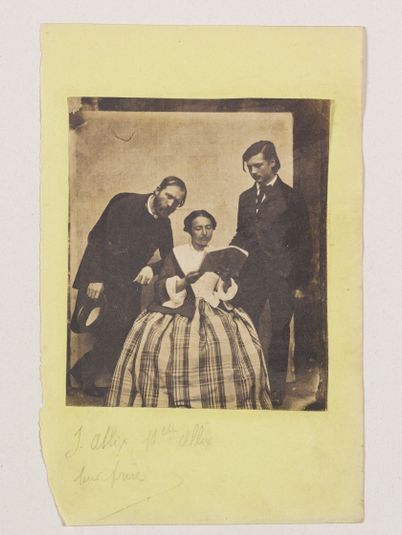 Album Asplet folio 63, photographie isolée de la famille Allix