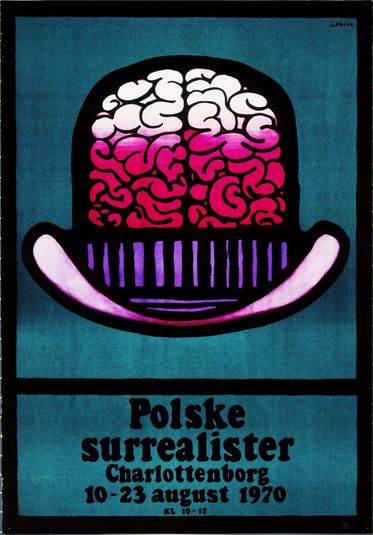 Polske Surrealister (Polish Surrealists) (Poster for a Berlin exhibition of Polish Surrealist art)