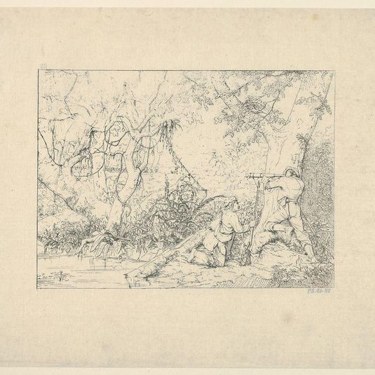 Vicksburg Canal (from Confederate War Etchings)