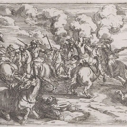 Plate 6: the combat