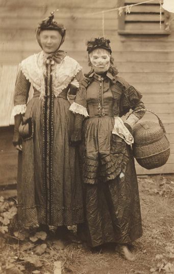 Untitled (Two people in costumes)