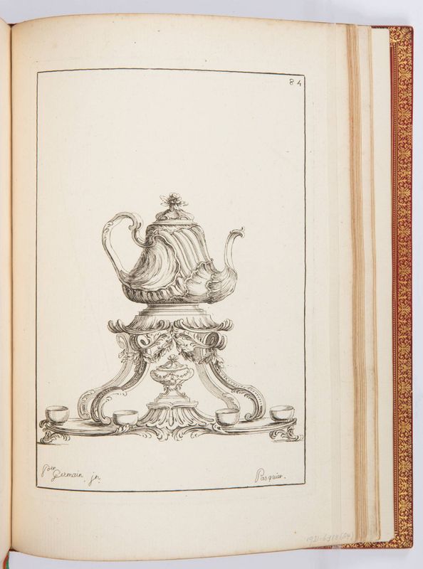 Cabares (Teapot), plate 84, in Elements d'Orfevrerie (Elements of Goldsmithing), Second Part