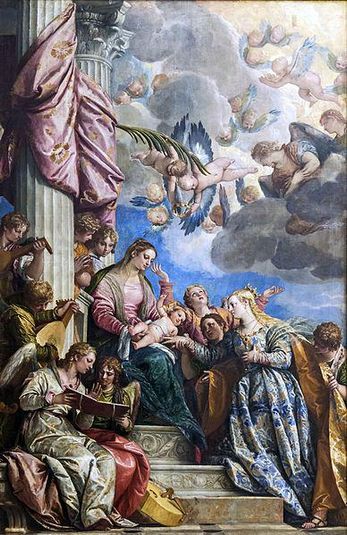 Mystic Marriage of Saint Catherine (Veronese, 1575)