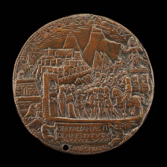Alfonso's Triumphal Entry into Naples [reverse]